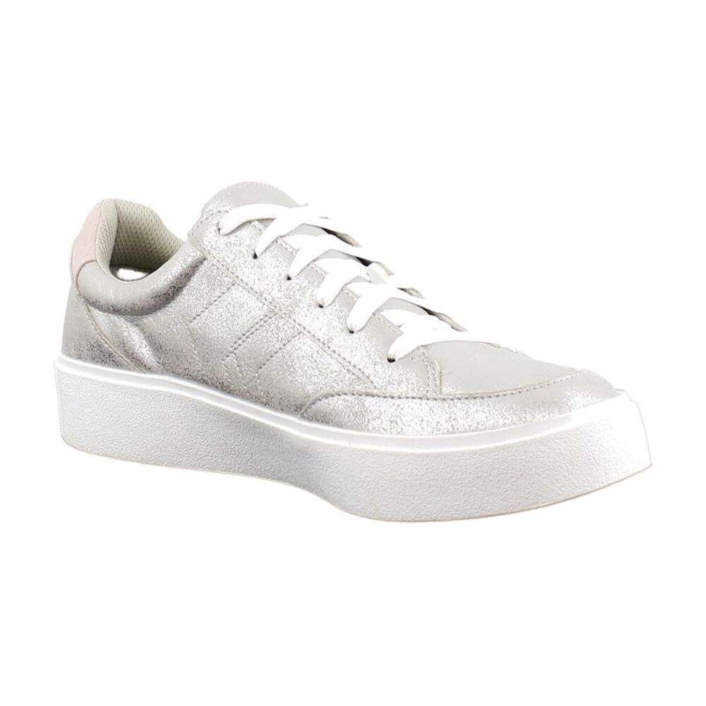 Dr. Scholl's Madison Lace Silver/Pink Metallic Sparkle